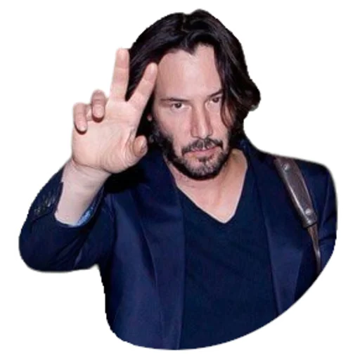 Telegram Sticker «Keanu Reeves» ✌