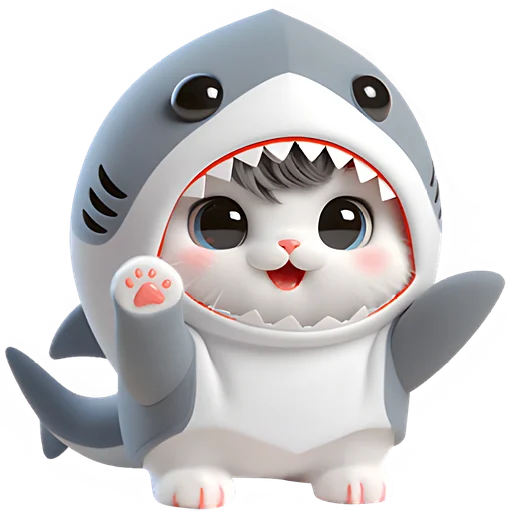 Пушистые акулы emoji 🤗