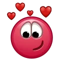 Retro Kolobok Emoji sticker 🥰