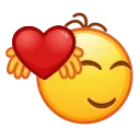 Retro Kolobok Emoji sticker ❤️