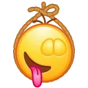 Retro Kolobok Emoji sticker 😵