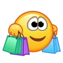 Retro Kolobok Emoji sticker 🛍