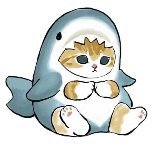 Telegram stickers Kittens mofu_sand