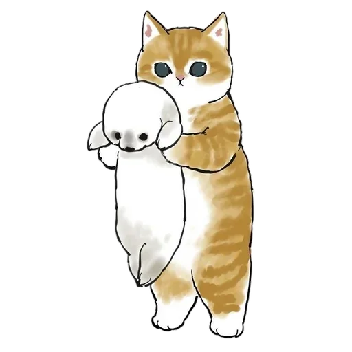 Kittens mofu_sand stiker 🦭
