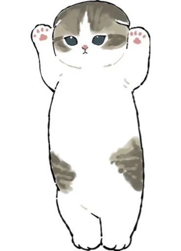Kittens mofu_sand stiker 🐱