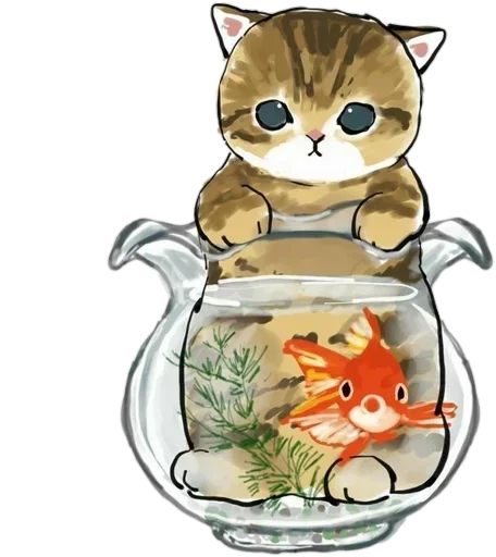 Kittens mofu_sand sticker 🐠