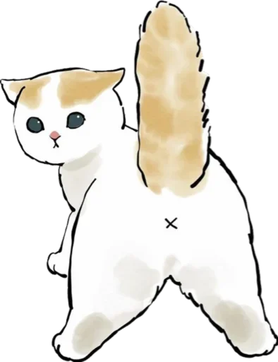 Kittens mofu_sand sticker 🍑