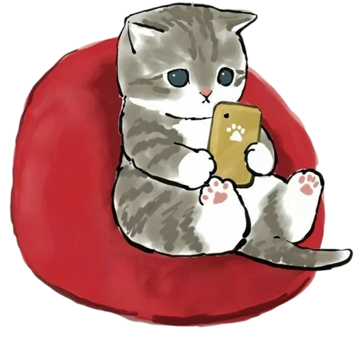 Kittens mofu_sand sticker 📱