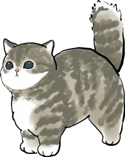 Kittens mofu_sand stiker 😯