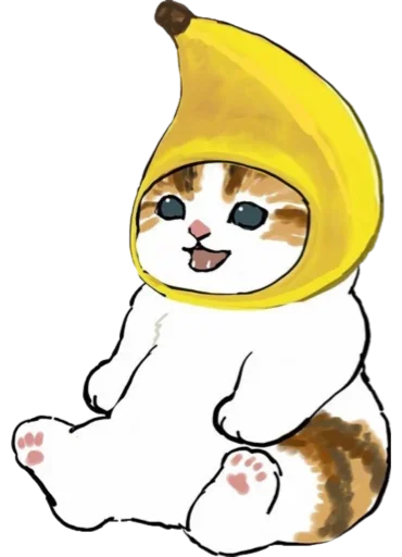 Kittens mofu_sand sticker 🍌