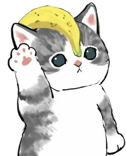 Kittens mofu_sand sticker 🍌