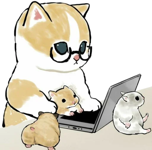 Kittens mofu_sand stiker 💻