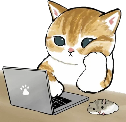 Kittens mofu_sand sticker 😩