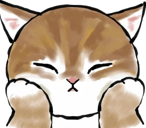 Kittens mofu_sand stiker 🥰