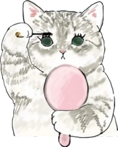 Kittens mofu_sand sticker 💄