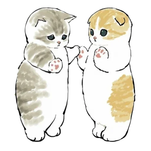 Kittens mofu_sand sticker 🙏