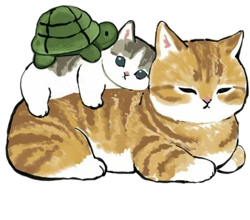 Kittens mofu_sand stiker 🐢