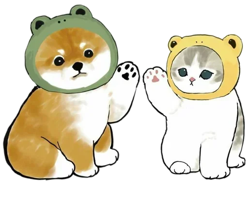 Kittens mofu_sand sticker 🐶