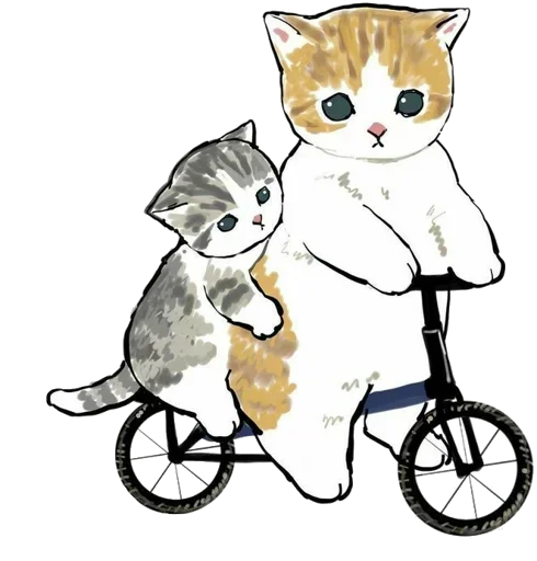 Kittens mofu_sand sticker 🚲