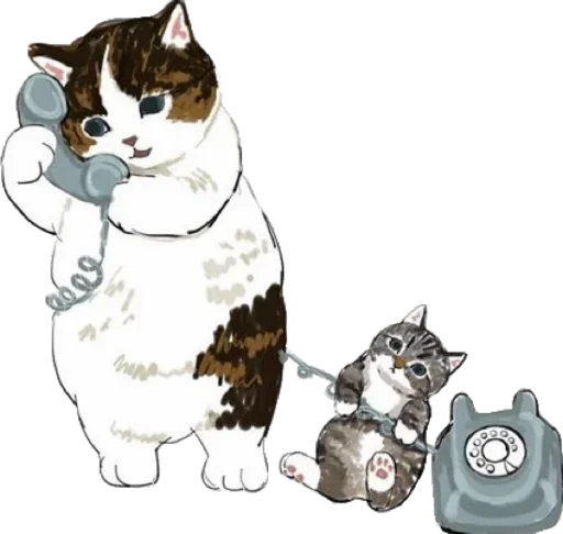 Kittens mofu_sand sticker 📞
