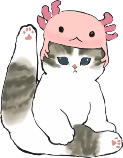 Kittens mofu_sand 3 stiker 🐙
