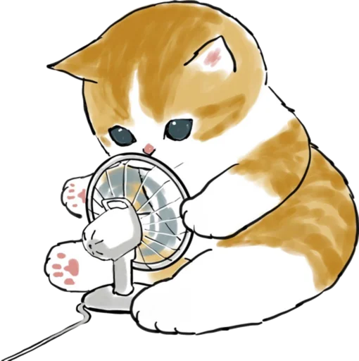 Kittens mofu_sand 3 stiker 💨