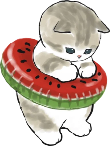 Kittens mofu_sand 3 stiker 🍉