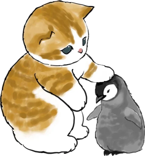 Kittens mofu_sand 3 pelekat 🥺