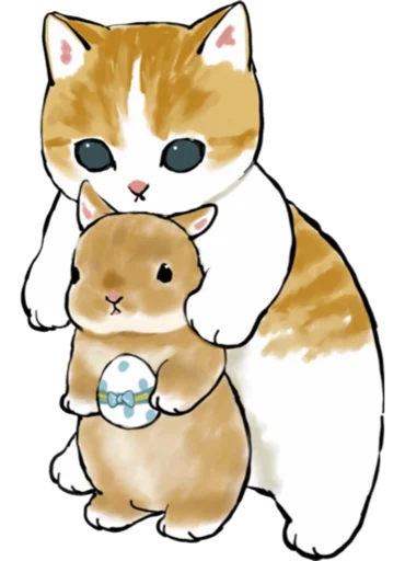 Kittens mofu_sand 3 stiker 🥚