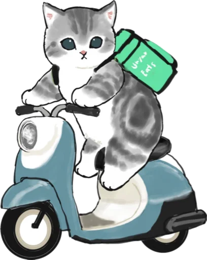 Kittens mofu_sand 3 sticker 🛵
