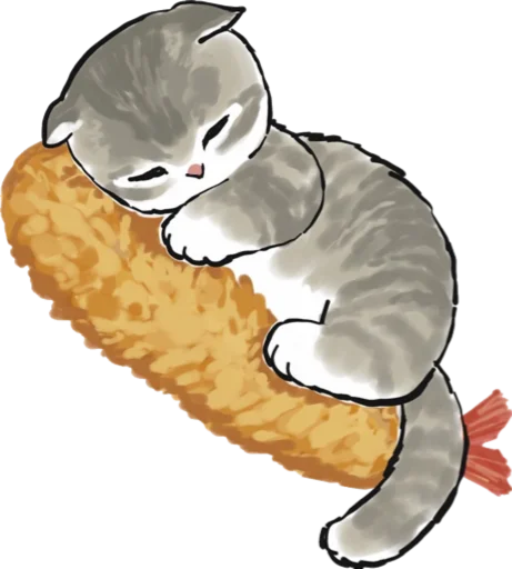 Kittens mofu_sand 3 stiker 🍤