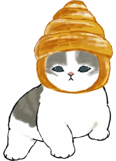Kittens mofu_sand 3 stiker 🥐