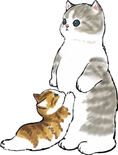 Kittens mofu_sand 3 stiker 🤗