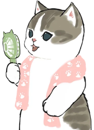 Kittens mofu_sand 3 stiker 🚿