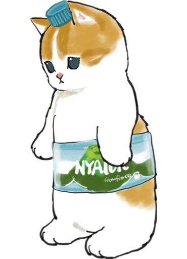 Kittens mofu_sand 3 stiker 💧