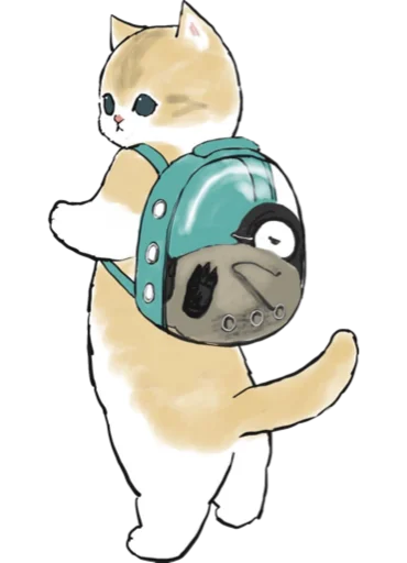 Kittens mofu_sand 3 sticker 🐧