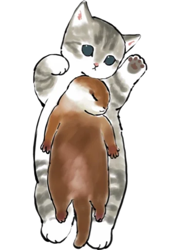 Kittens mofu_sand 3 pelekat 🦦
