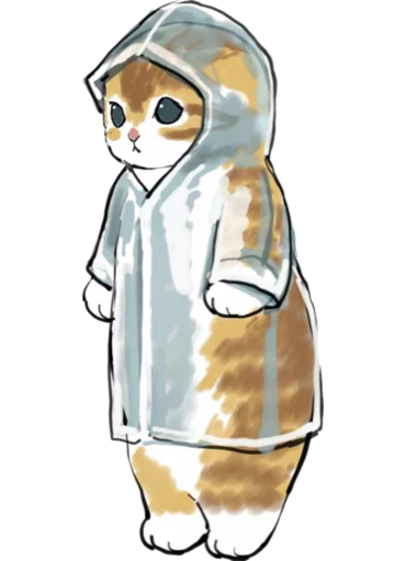 Kittens mofu_sand 3 stiker 🌧
