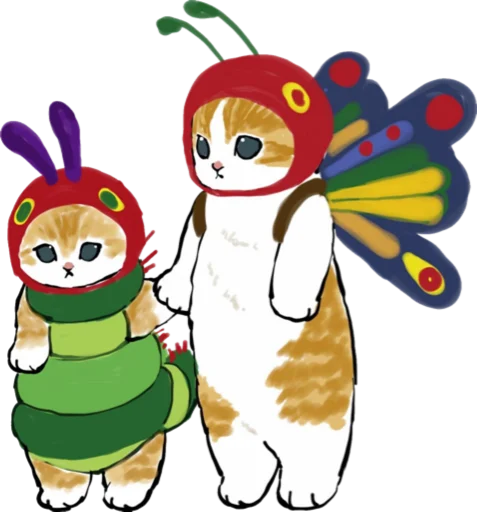 Kittens mofu_sand 3 sticker 🦋