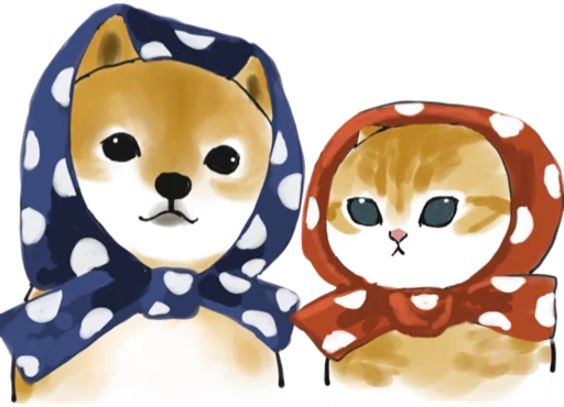 Стикер Kittens mofu_sand 3 🎀