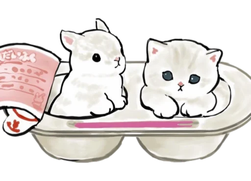 Kittens mofu_sand 4 stiker 🥣