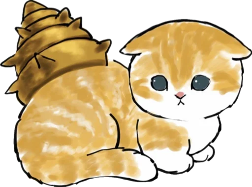 Kittens mofu_sand 4 stiker 🐌
