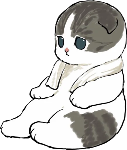 Kittens mofu_sand 4 stiker 🧖