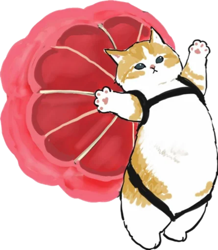 Kittens mofu_sand 4 sticker 🪂