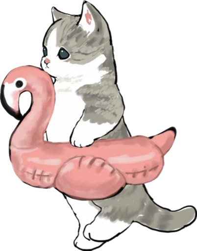 Kittens mofu_sand 4 stiker 🦩