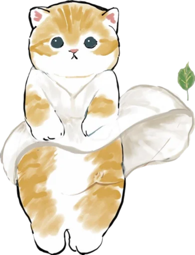 Kittens mofu_sand 4 stiker 🍃