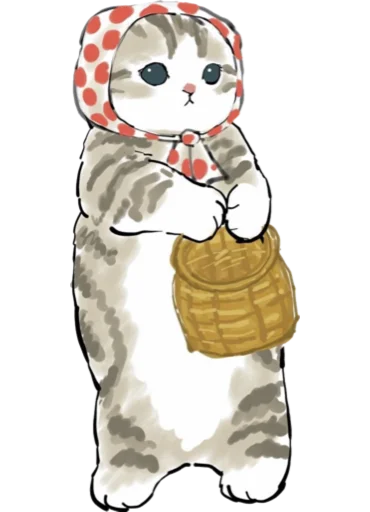 Kittens mofu_sand 4 stiker 🧺