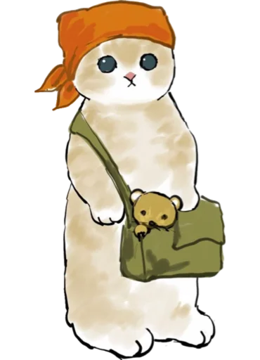 Kittens mofu_sand 4 stiker 👜