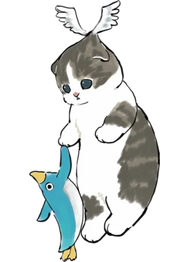 Kittens mofu_sand 4 sticker 👼