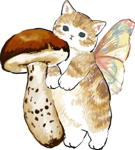 Kittens mofu_sand 4 stiker 🧚‍♀️
